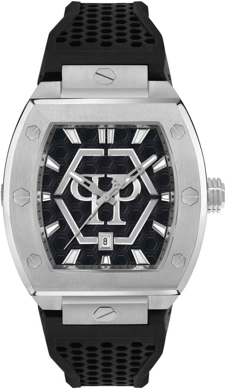 Philipp Plein PWPUA0524 The Hexagon Phantom horloge Zwart
