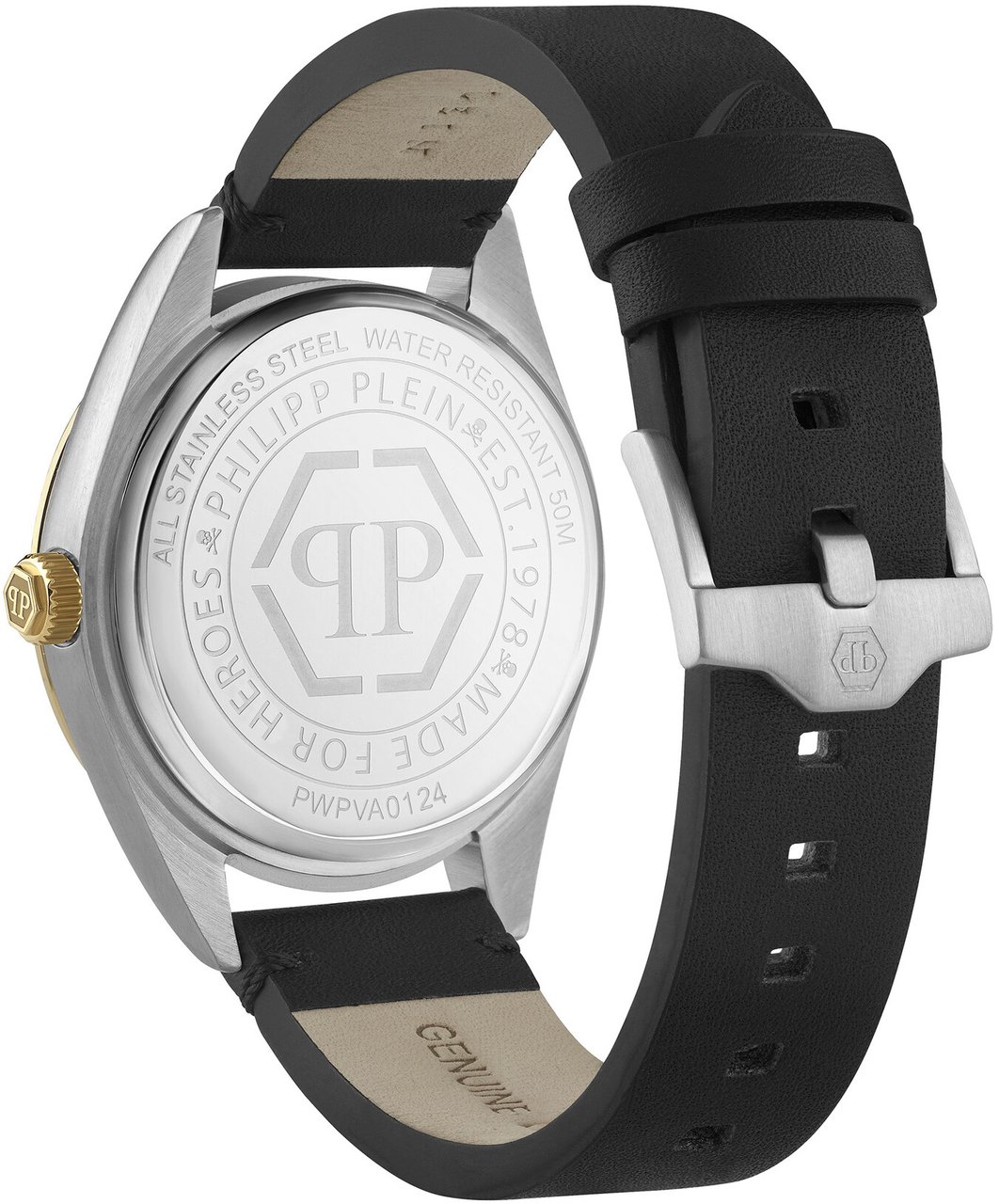 Philipp Plein PWPVA0124 Date Superlative Gent horloge Groen