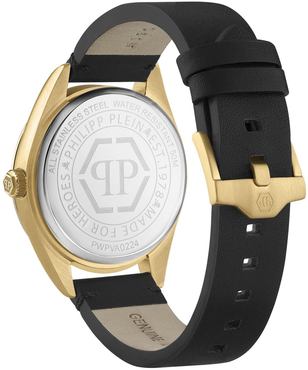 Philipp Plein PWPVA0224 Date Superlative Gent horloge Zwart