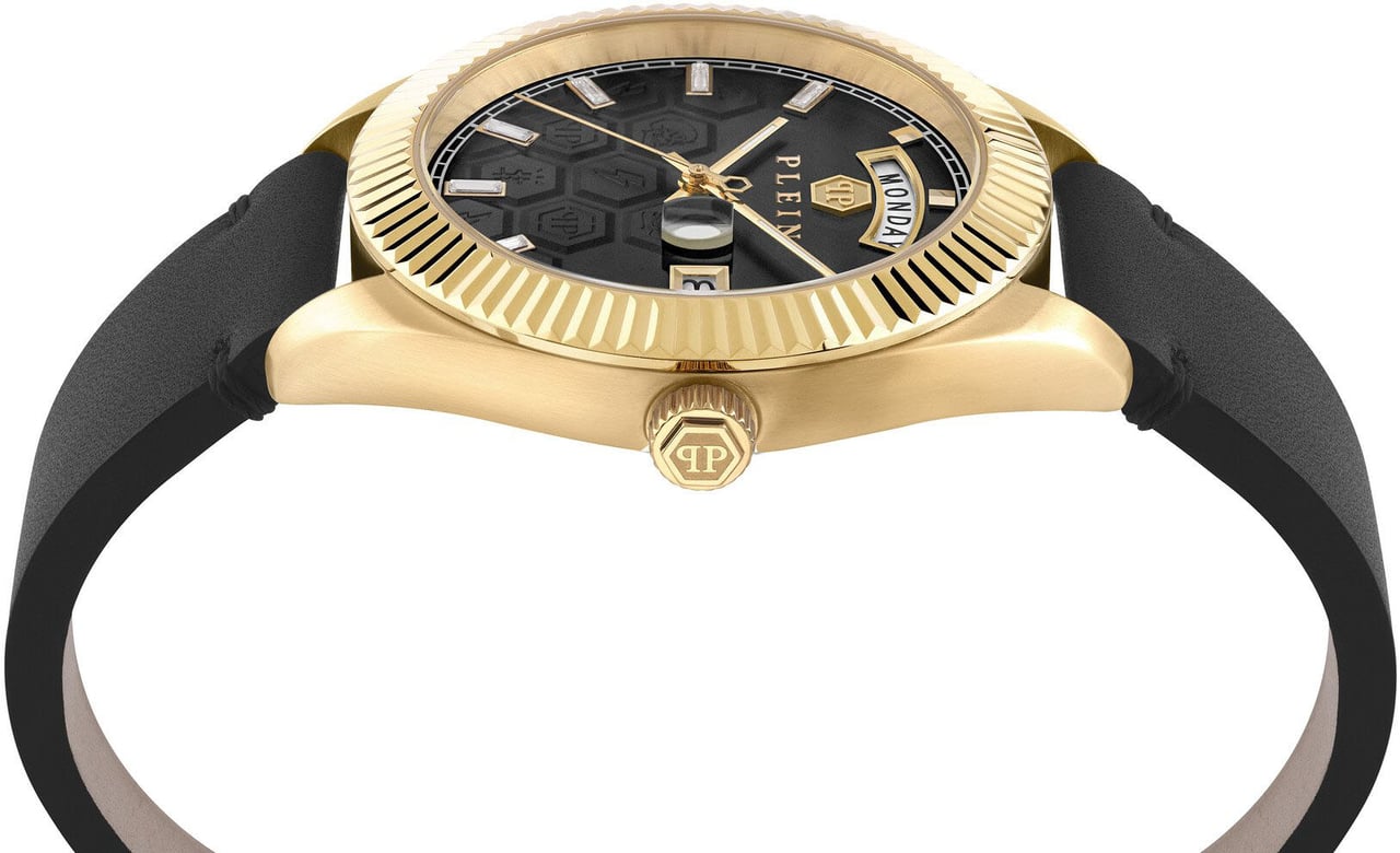 Philipp Plein PWPVA0224 Date Superlative Gent horloge Zwart