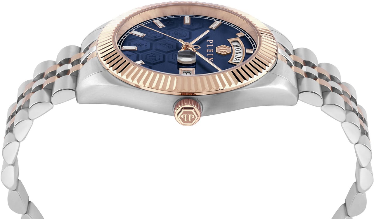 Philipp Plein PWPVA0524 Date Superlative Gent horloge Blauw