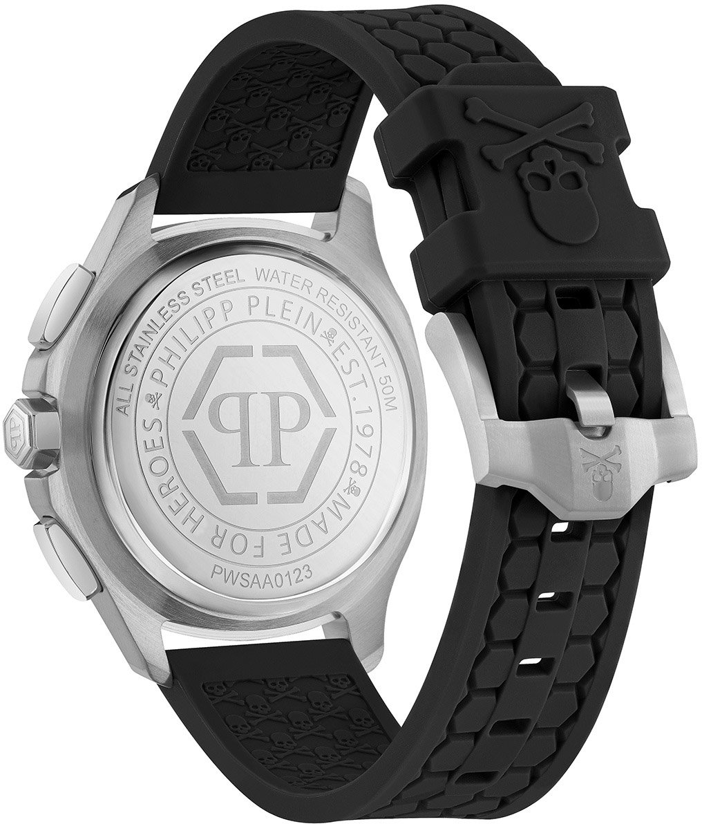 Philipp Plein Spectre Chrono PWSAA0123 horloge 44 mm Zwart