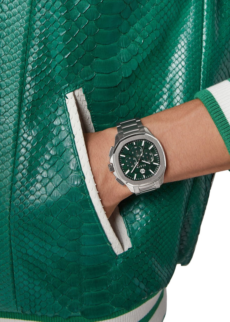 Philipp Plein Spectre Chrono PWSAA0223 horloge 44 mm Groen