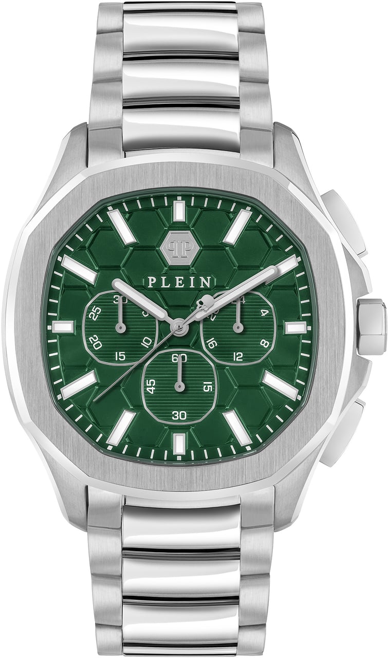 Philipp Plein Spectre Chrono PWSAA0223 horloge 44 mm Groen