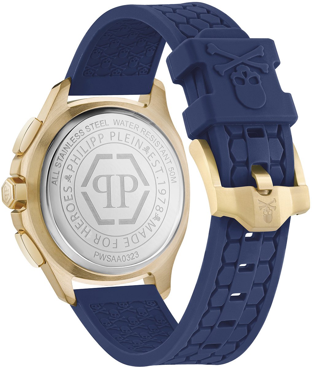 Philipp Plein Spectre Chrono PWSAA0323 horloge 44 mm Blauw