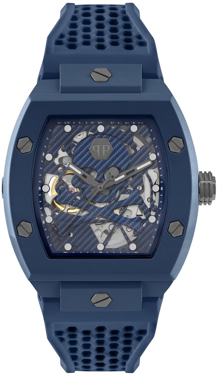 Philipp Plein PWVBA0323 The Skeleton Ecoceramic horloge Blauw