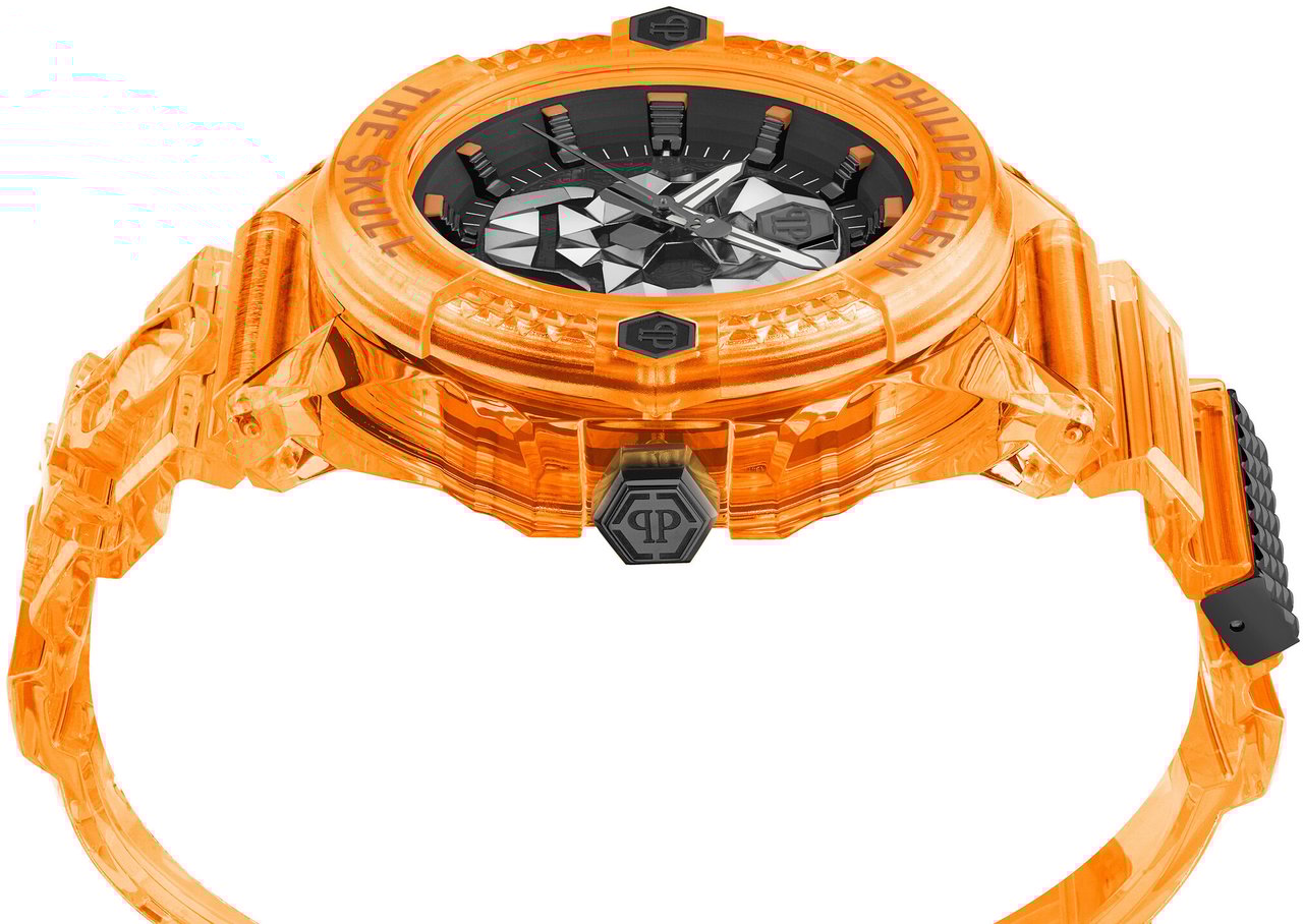 Philipp Plein PWWAA0824 The Skull Scuba Duba Edition horloge Zwart