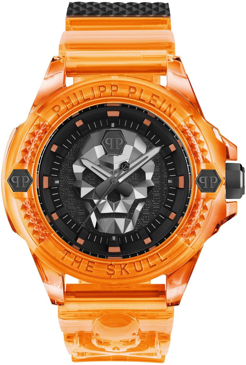 Philipp Plein PWWAA0824 The Skull Scuba Duba Edition horloge Zwart
