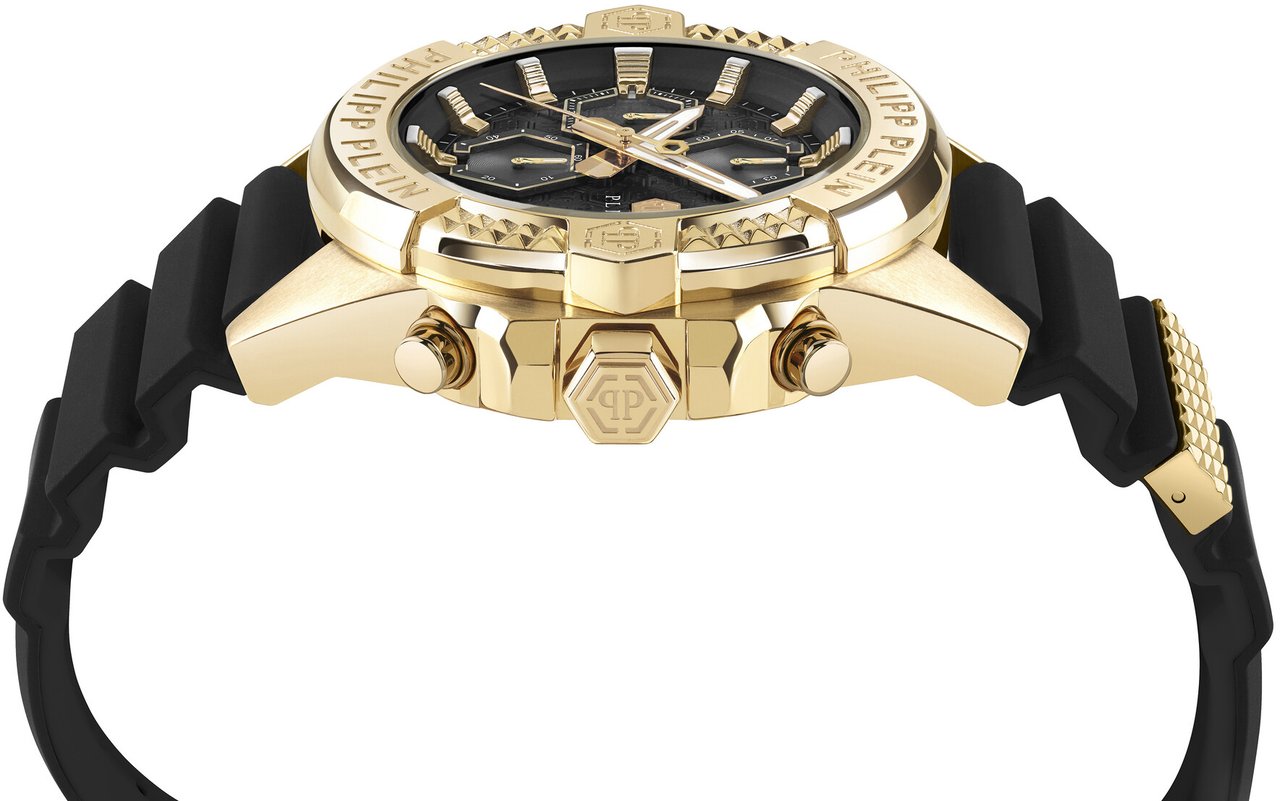 Philipp Plein PWWFA0225 The $kull Chrono horloge Zwart