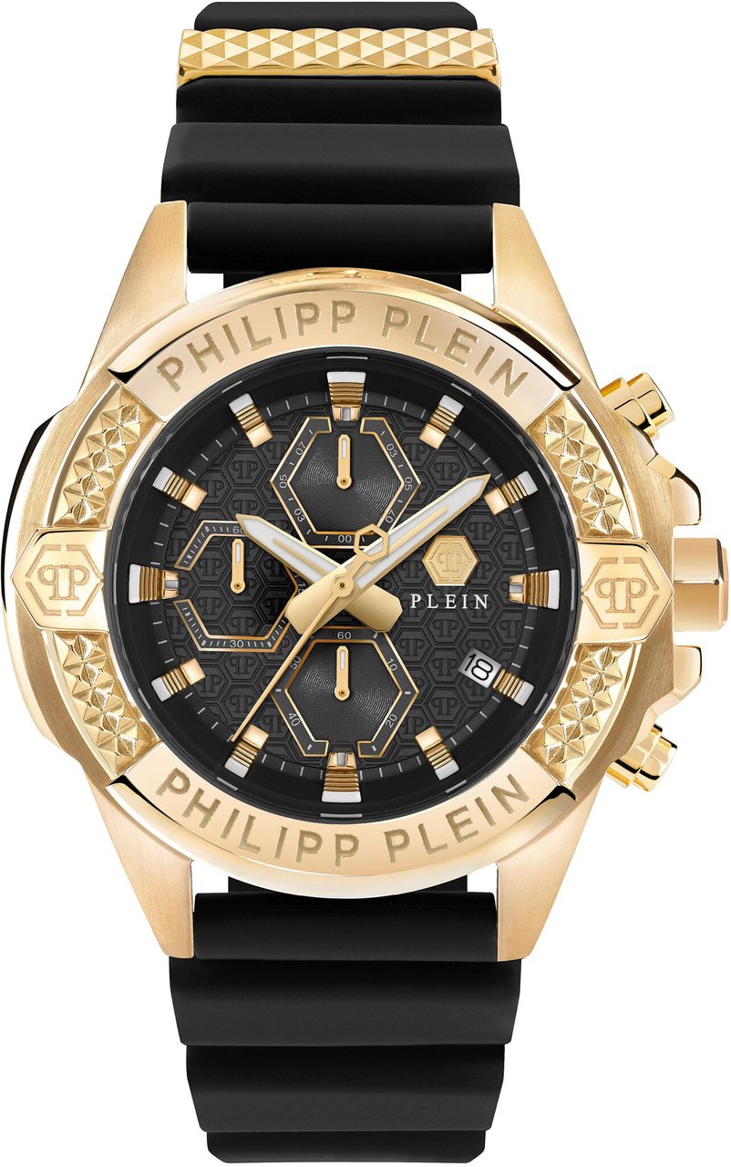 Philipp Plein PWWFA0225 The $kull Chrono horloge Zwart