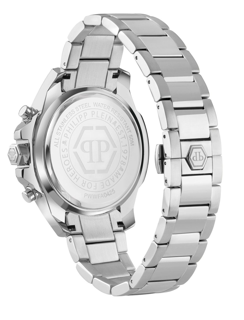 Philipp Plein PWWFA0425 The $kull Chrono horloge Zwart
