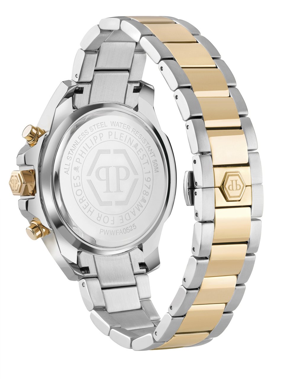 Philipp Plein PWWFA0525 The $kull Chrono horloge Groen