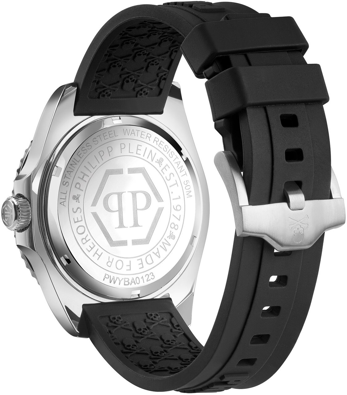 Philipp Plein PWYBA0123 GMT-I Challenger horloge Zwart