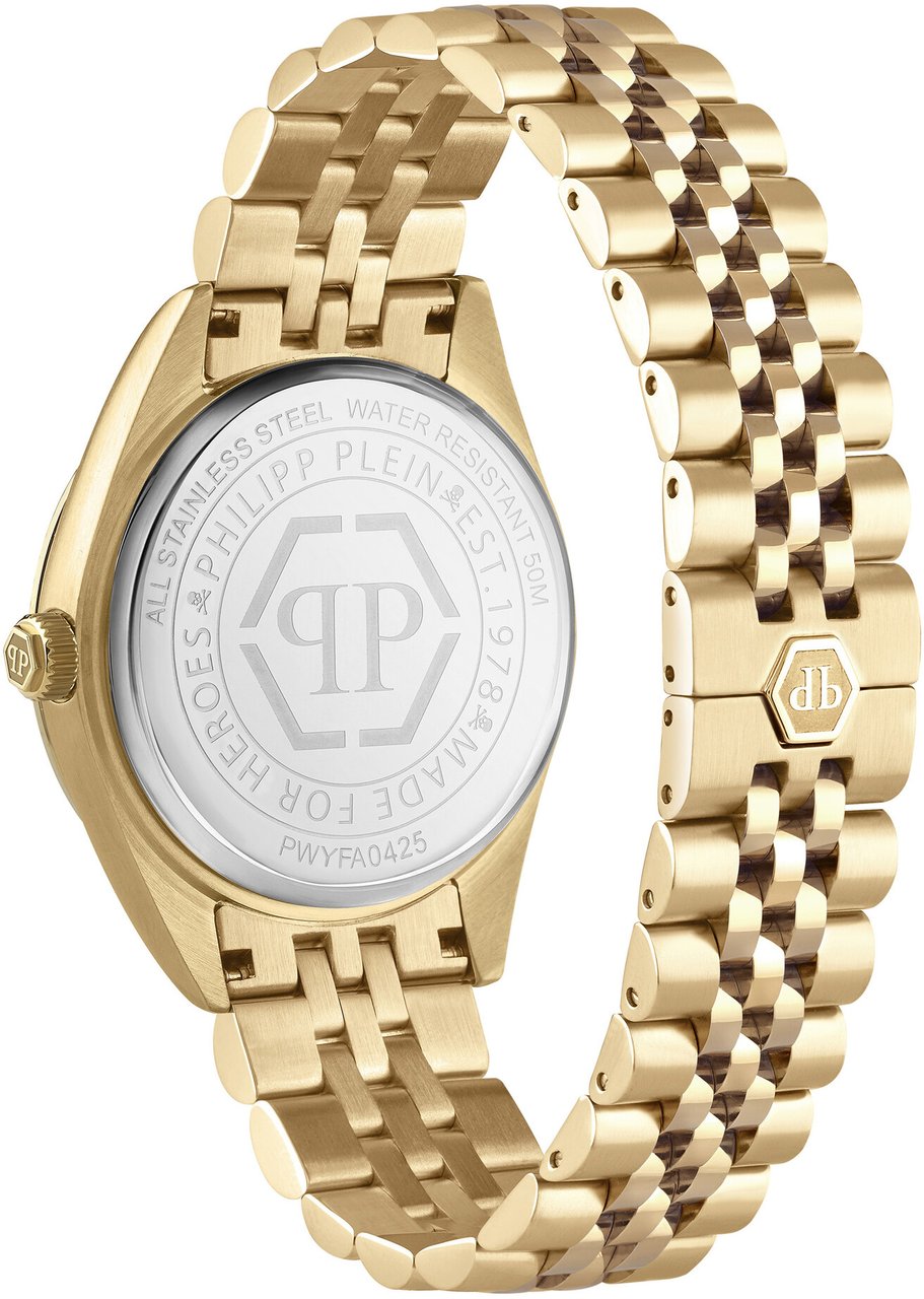 Philipp Plein PWYFA0425 Date Superlative horloge Goud