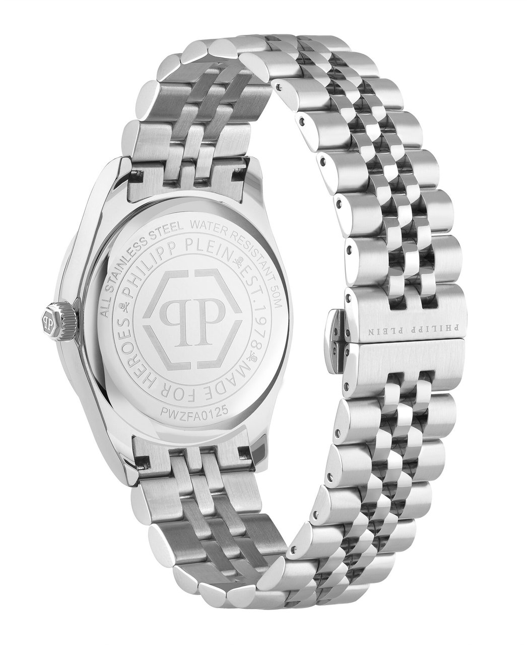 Philipp Plein PWZFA0125 Plein Icon Chain horloge Zwart
