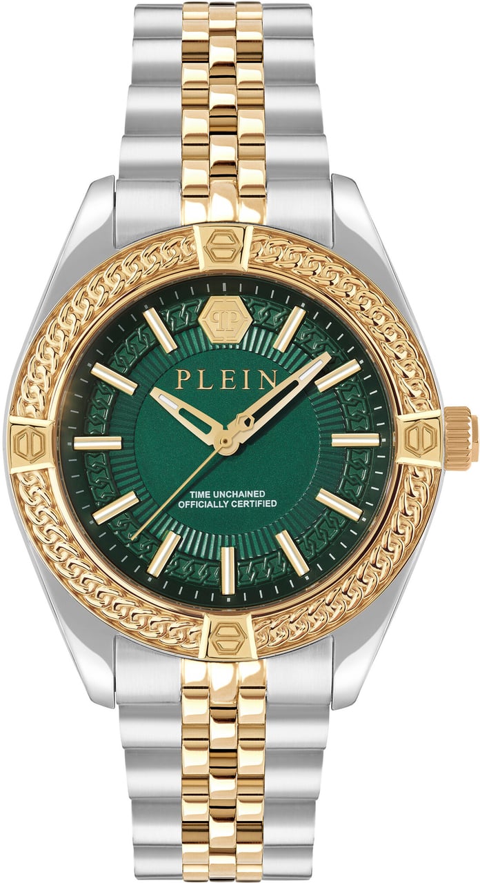 Philipp Plein PWZFA0225 Plein Icon Chain horloge Groen
