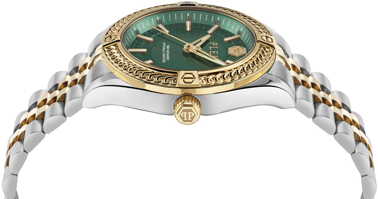 Philipp Plein PWZFA0225 Plein Icon Chain horloge Groen