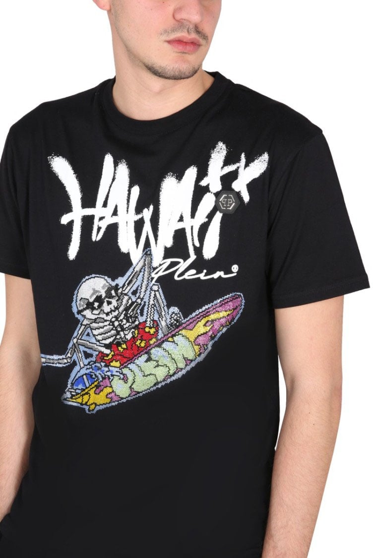 Philipp Plein Crewneck T-Shirt Zwart