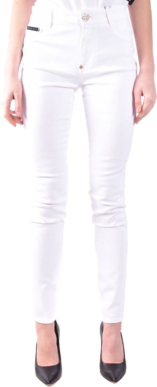 Philipp Plein Trousers White Wit