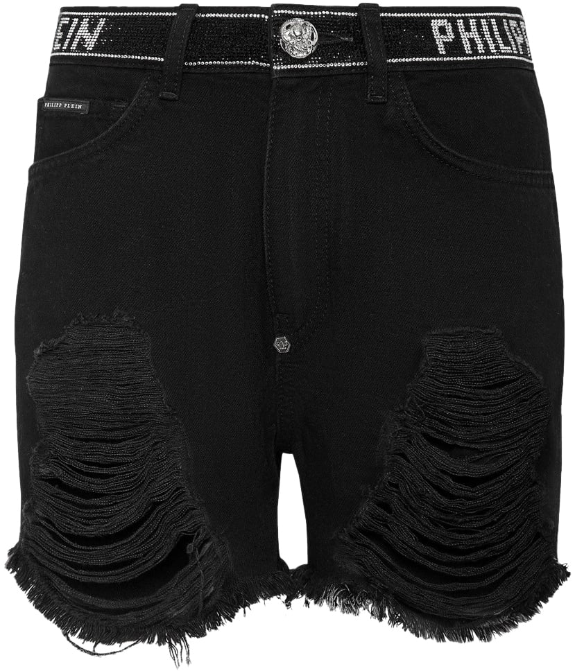 Philipp Plein Shorts Black Zwart