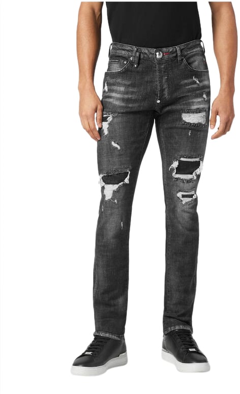 Philipp Plein Jeans Black Zwart