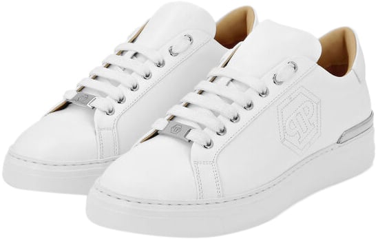 Philipp Plein Hexagon Logo Low-top Sneakers Wit