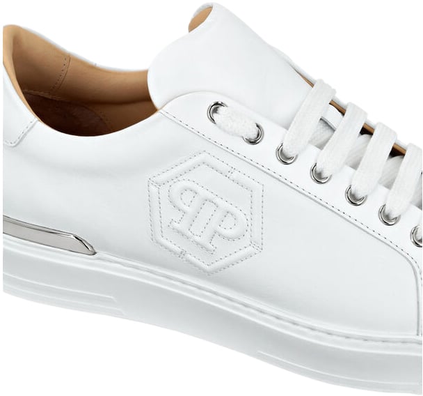 Philipp Plein Hexagon Logo Low-top Sneakers Wit