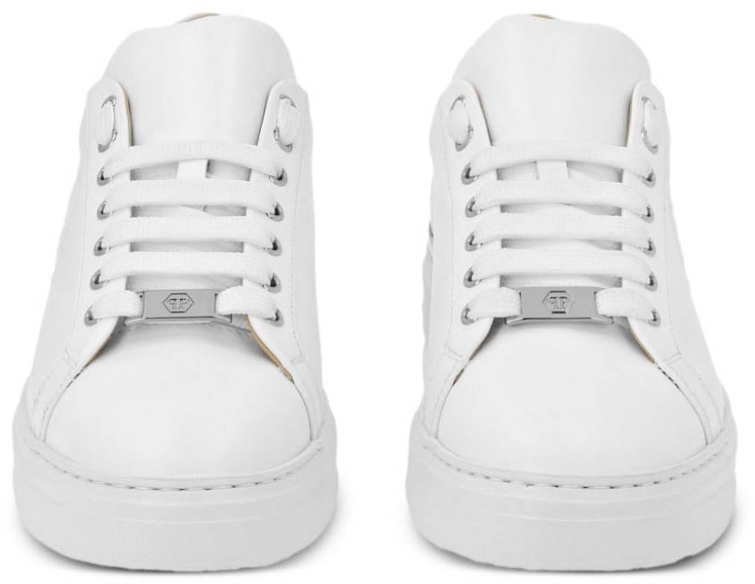 Philipp Plein Hexagon Logo Low-top Sneakers Wit