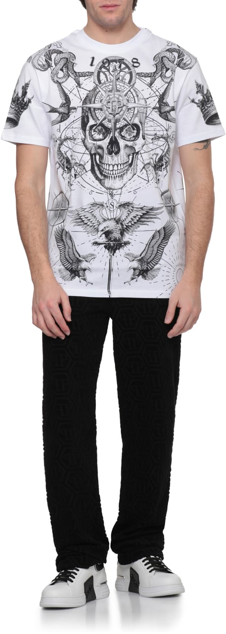 Philipp Plein T-Shirts And Polos White Wit