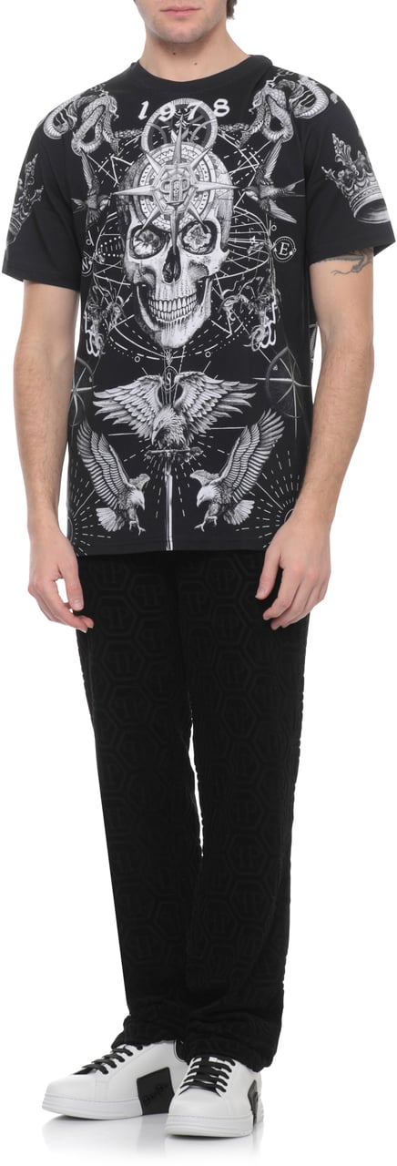 Philipp Plein T-Shirts And Polos Black Zwart