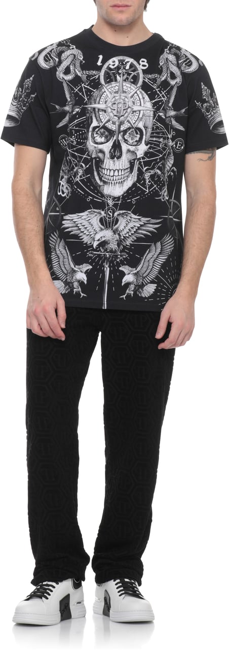 Philipp Plein T-Shirts And Polos Black Zwart