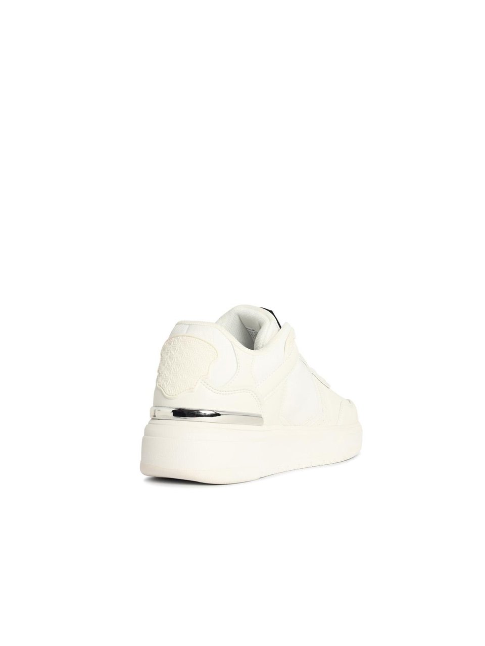 Philipp Plein 'Sk8r' White Fabric Blend Sneakers Neutraal