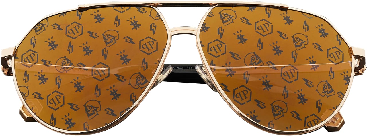 Philipp Plein Philipp Plein Sonnenbrille Goud