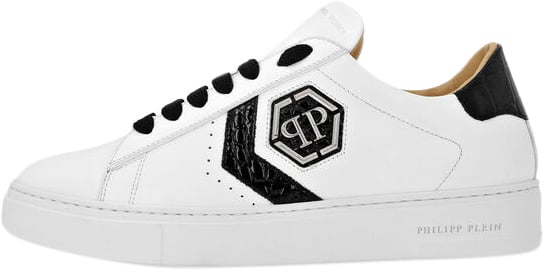 Philipp Plein Flat Shoes White Wit