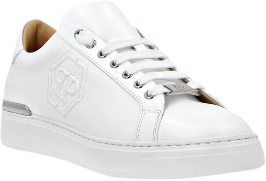 Philipp Plein Flat Shoes White Wit
