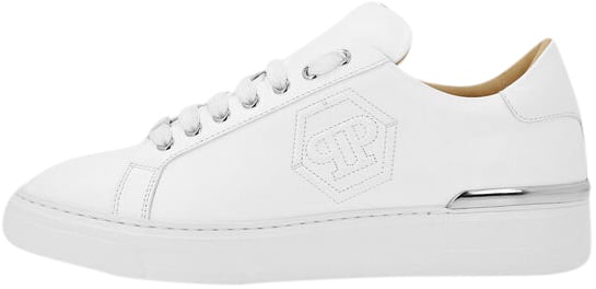 Philipp Plein Flat Shoes White Wit