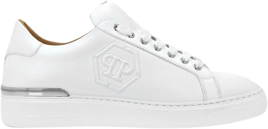 Philipp Plein Flat Shoes White Wit