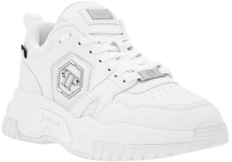 Philipp Plein Flat Shoes White Wit