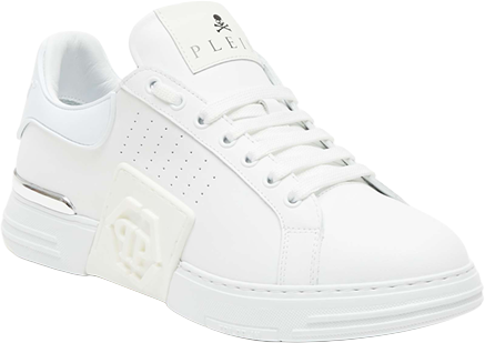 Philipp Plein Flat Shoes White Wit