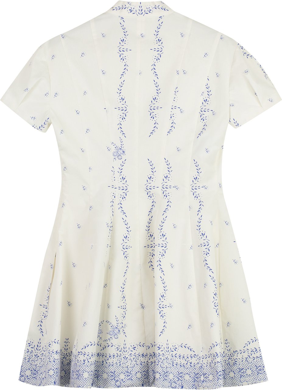 Philosophy by Lorenzo Serafini Poplin mini dress Wit
