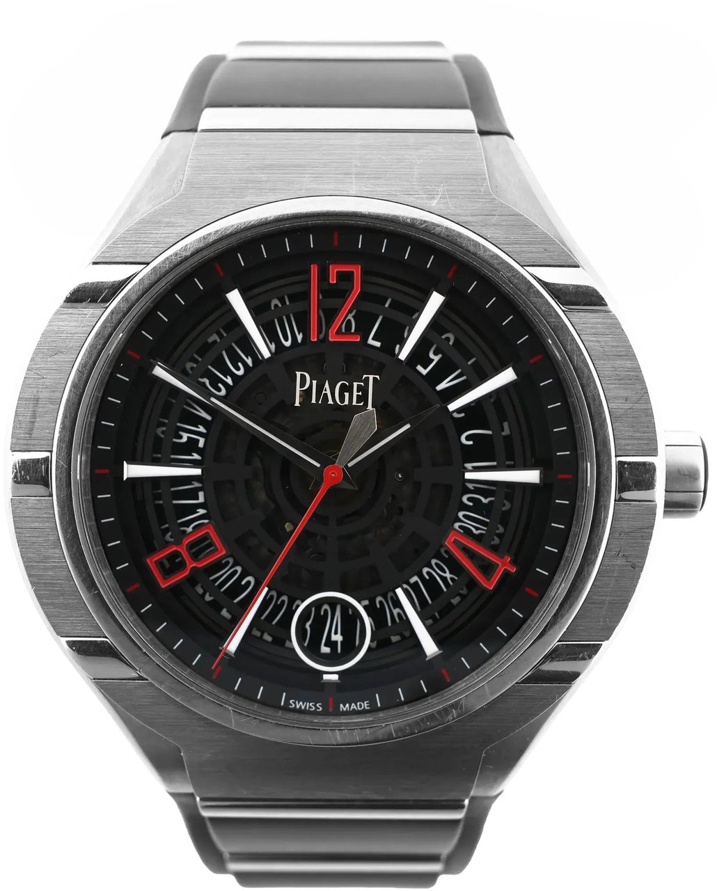 Piaget Piaget Polo FortyFive 1032140 SS×TI SS & Rubber AT Watch with Skeleton dial G0A35010 Divers