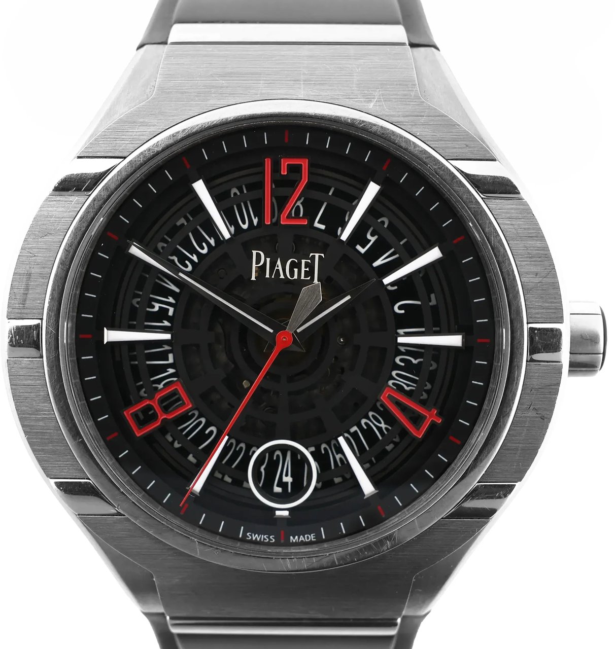 Piaget Piaget Polo FortyFive 1032140 SS×TI SS & Rubber AT Watch with Skeleton dial G0A35010 Divers