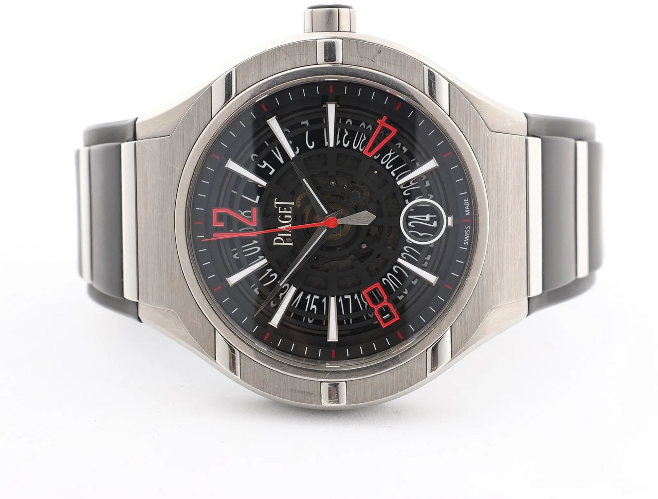 Piaget Piaget Polo FortyFive 1032140 SS×TI SS & Rubber AT Watch with Skeleton dial G0A35010 Divers