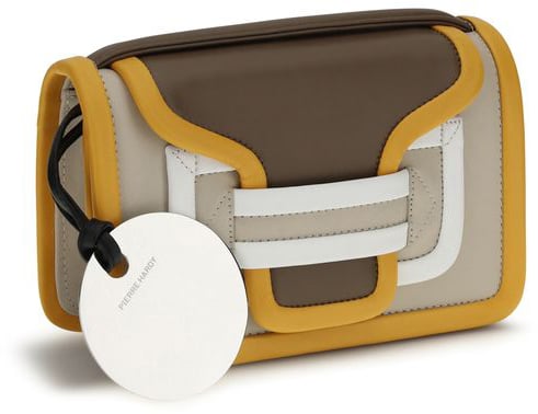 Pierre Hardy Orange Calf Leather Bos Taurus Shoulder Bag Oranje