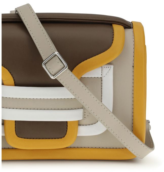 Pierre Hardy Orange Calf Leather Bos Taurus Shoulder Bag Oranje