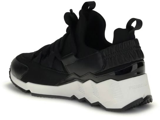 Pierre Hardy Black Neoprene Athletic Sneakers Zwart