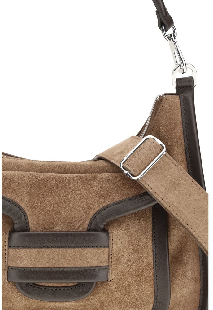 Pierre Hardy Pierre Hardy Brown Calf Leather Bos Taurus Shoulder Bag Bruin