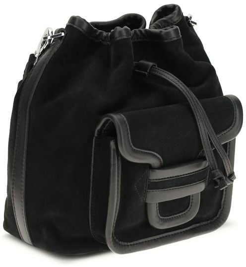 Pierre Hardy Pierre Hardy Black Calf Leather Bos Taurus Backet Bag Zwart