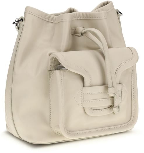 Pierre Hardy Pierre Hardy Beige Calf Leather Bos Taurus Backet Bag Beige