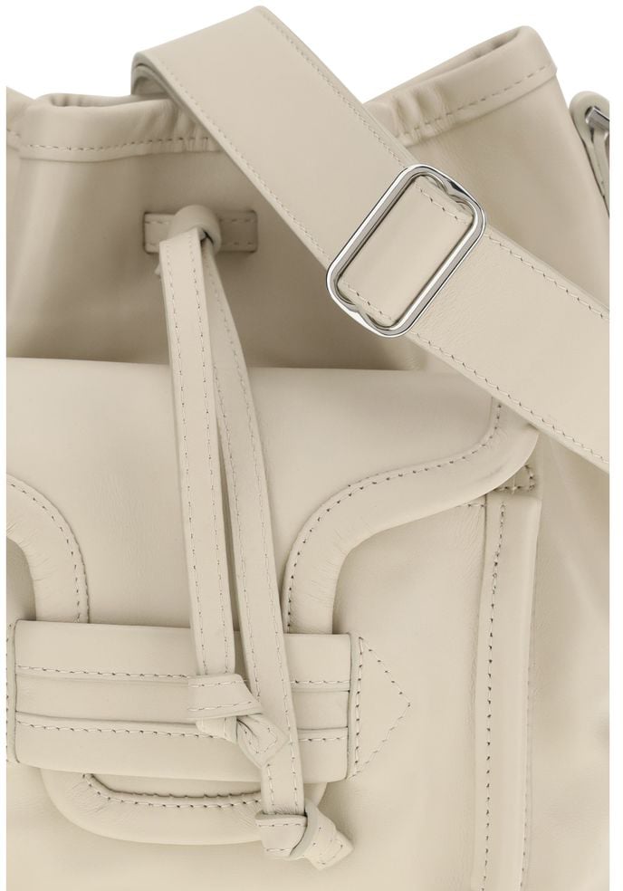 Pierre Hardy Pierre Hardy Beige Calf Leather Bos Taurus Backet Bag Beige